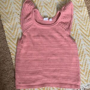 EUC GAP Kids Pink Pointelle Sweater